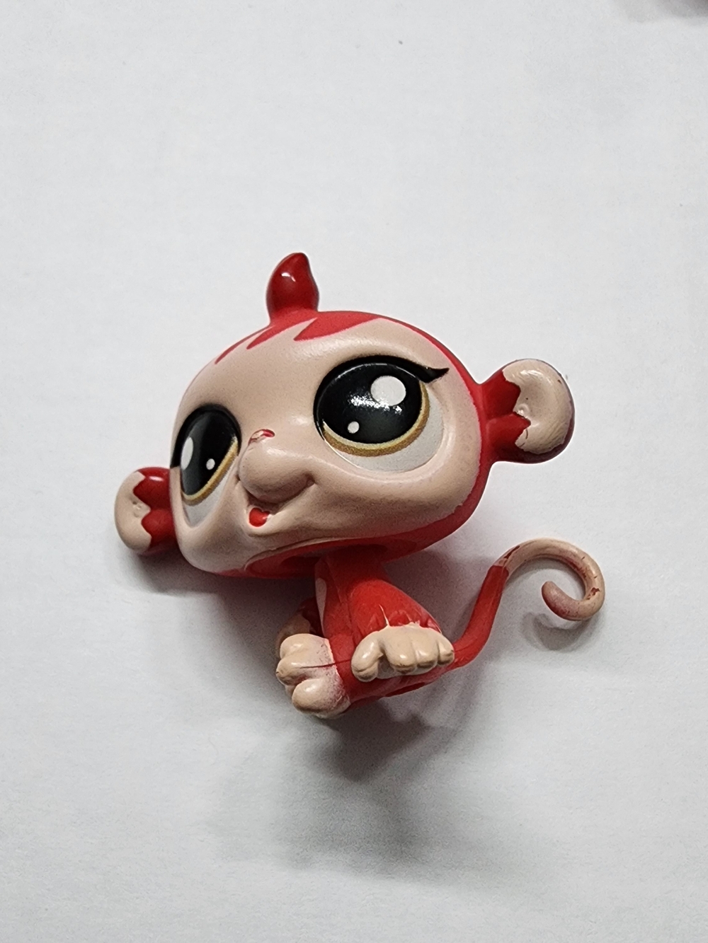 Littlest Pet Shop Red Monkey Figure #50 G7 Hasbro LPS